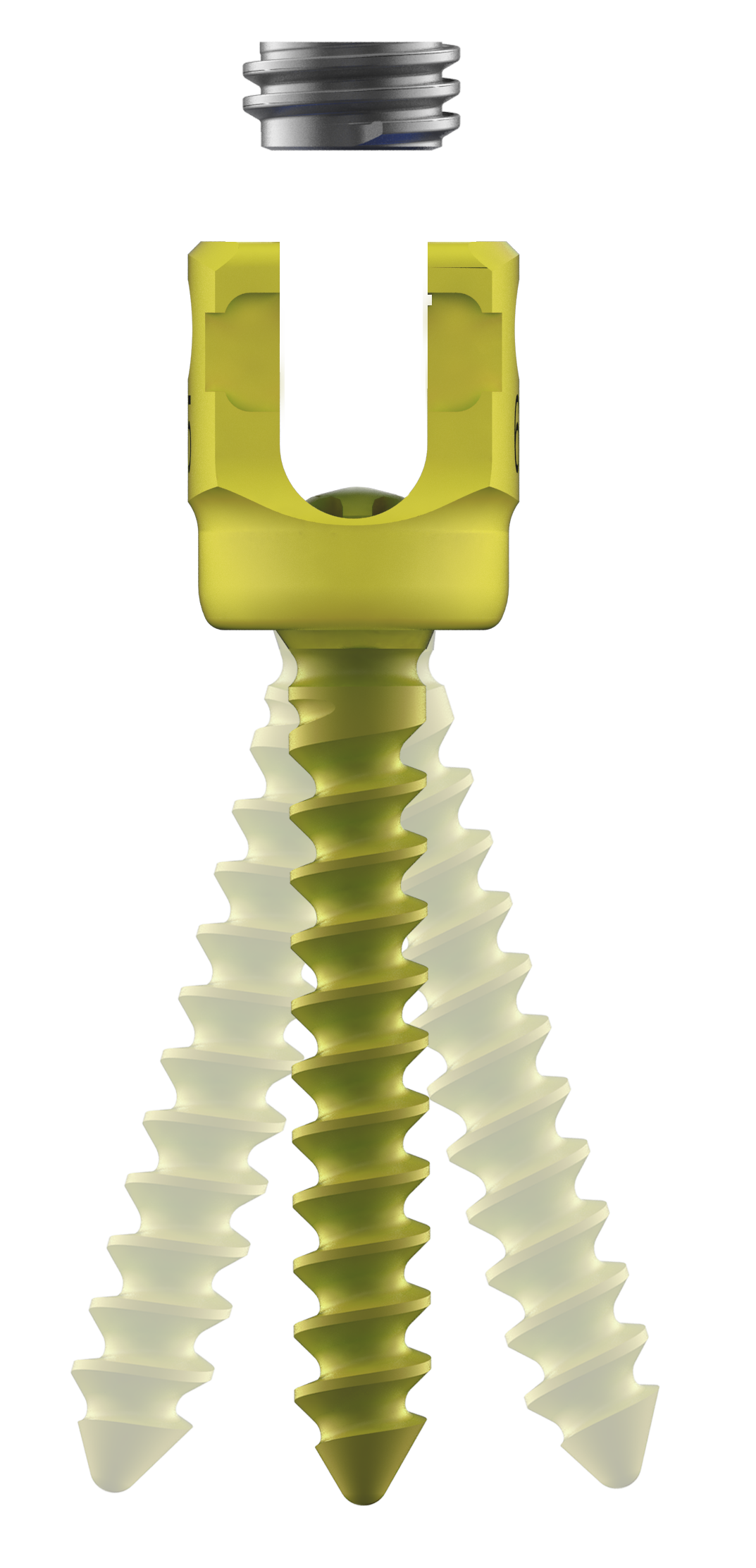 Tornillo Poliaxial Ai amarillo